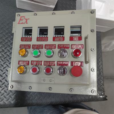 China Calificación ATEX CNEX Ex d Revestimiento de caja de panel ignífugo IP66 WF2 para zonas peligrosas con entrada de cable personalizada 295Vac en venta