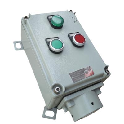 China 220V 380V Explosion Proof button control station Marine Grade Aluminum IP66 anti-corrsion with Customized Cable Entry Safe and Durable for ZONE1 ZONE2 ZONE21 ZONE22 for sale