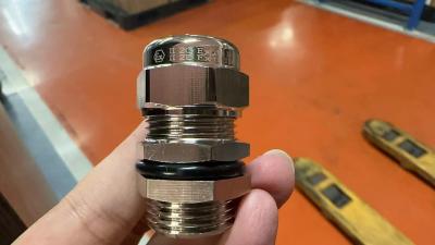 중국 IP68 실버 플래티드 메트릭 ISO Brass Cable Gland 6-12mm 케이블 직경 판매용