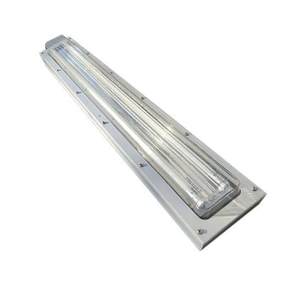 中国 ステンレス製のSteel Explosionproof Fluorescent Light 590mm 6ft Flameproof Lamp Emergency 販売のため