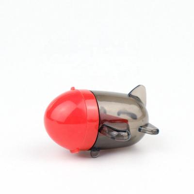 China School Office Stationery 2022 Logo Printing Aircraft Pencil Sharpener Custom Colored Plastic Round For Sale for sale