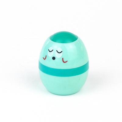 China New Design Cheap School Office Stationery Egg Shape Plastic Pencil Sharpener Accept Customized for sale