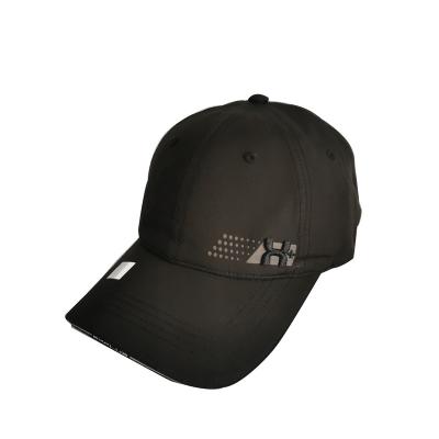 China JOINT Panel Micro Fabric 3D 6 Embroidery Baseball Cap With Woven Sandwich for sale