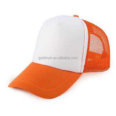 China COMMON 5 Panel Cheap Polyester With Foam Wholesale Empty Mesh Trucker Hat With Mesh for sale