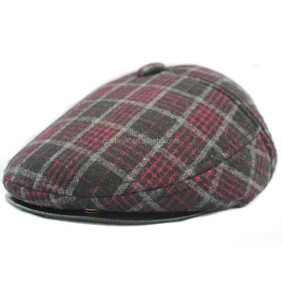 China Plain Solid Simple Flat Gatsby Beanie Hat Platypus Newsboy Cab Driver Women Men Common for sale