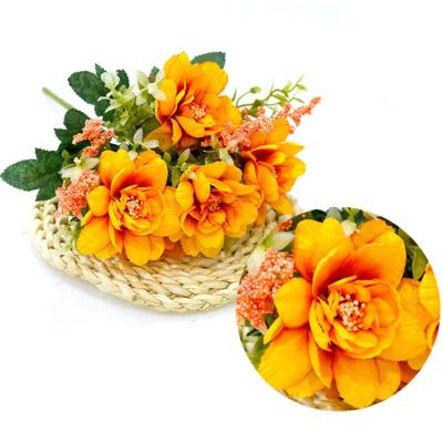 China Beautiful Colorful Artificial Flower Simulation Orchid Ties Living Room Table Decorations Bouquets Artificial Flowers Wholesale for sale