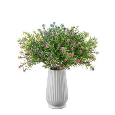 China Beautiful Colorful Artificial Flower Ins Style Artificial Baby's Breath Flowers For Wedding Party DIY Home Decor for sale