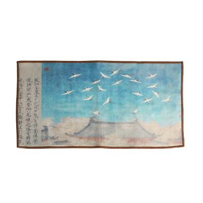 China Zen Cloth High-Grade Absorbent Clay Tea Towel Household Disposable Mat Kung Fu Tea Napkin Accessories for sale