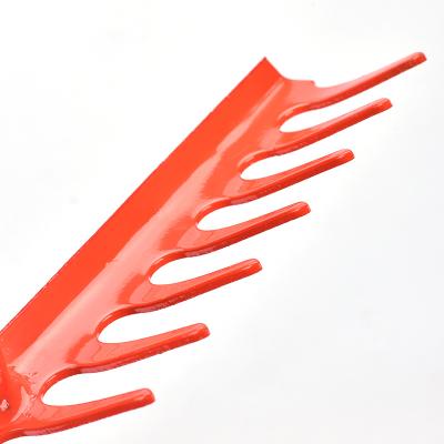 China Cultivating rake hot sale garden tools 12 13 rake 14teeth head garden lawn leaf cleaning tools rake head for sale