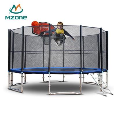 China Factory direct wholesale professional basketball outdoor trampoline Mzone 366cm 12 feet with 12ft net for sale