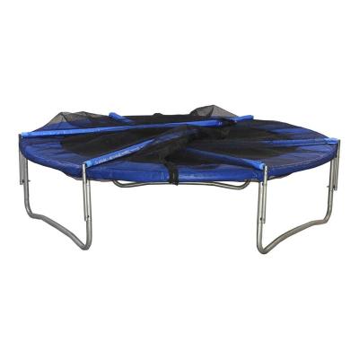 China 150kg 244cm 305cm Round 366cm Trampoline With Folding Enclosure Net for sale