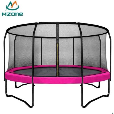 China Large Times Galvanized Steel+spring+pp Mzone Kids 12ft Round Trampoline With Enclosure Net for sale