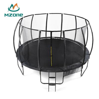 China 150-80 Kg Mzone 6 8 10 12 13 14 15 16 Feet Outdoor Trampoline Zhejiang Shaoxing Large Large Gymnastics Kids With Safety Net for sale