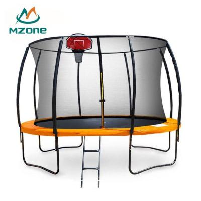 China Mzone Trampoline Gymnastics For Kids 8ft 10ft 12ft 14ft 16ft With Basket Ball 12ft for sale