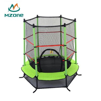 China 50 Kg 55inch Trampoline Mzone Kid Trampoline With Enclosure Net for sale