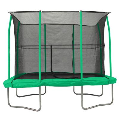 China Public Rectangular Trampoline With Enclosure Safety Net for sale