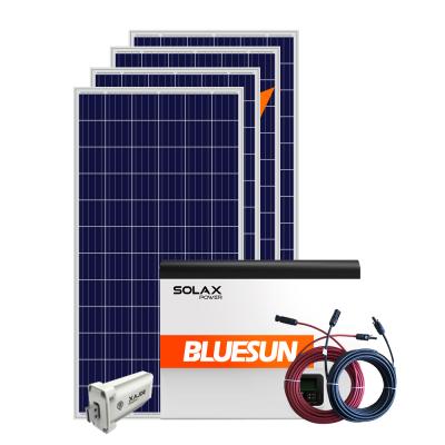 China Bluesun 5000 watt solar power system home 5kva solar hybrid home system 5kva solar system for sale