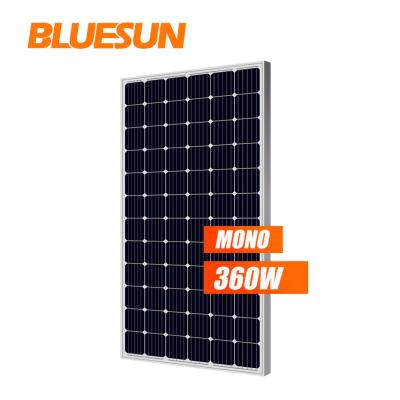 China Bluesun Solar System Mono Solar Panel Home 360W 365W 380W Solar Panel PERC Solar Panel Price for sale