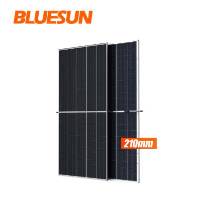 China Hot Sale 210mm Solar Power System Solar Panel 530w 540w 550w Solar Panel 550w Transparent Solar Panel for sale