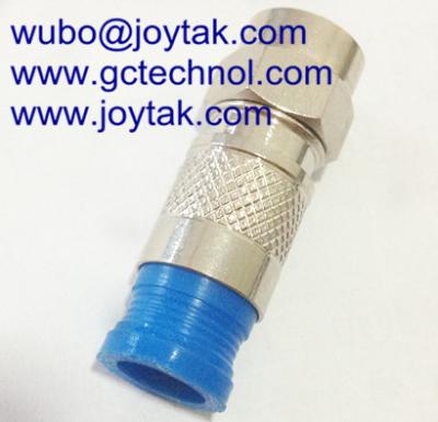 Chine Type fabricant de porcelaine de câble coaxial de liaison de RG59 RG6/F.C.032 du connecteur F de compression à vendre