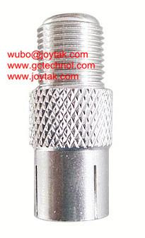 China Coaxial Adapter Coaxial Adaptor PAL Female To F Female TV Adapter AV Converter/ FF.PALF.01 for sale