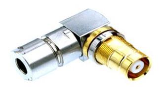 China 1.6/5.6 jack right angle clamp type female 75ohm for BT3002 cable for sale