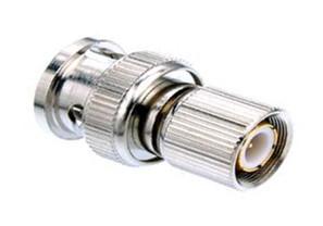 China 1.6/5.6 plug to BNC plug coaxial adapter male to male straight 75ohm for sale