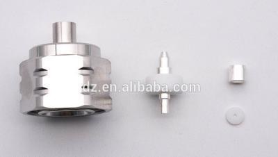 Chine RF connector Mini-DIN 4.3-10 male soldering type connector for RG141 coaxial cable all brass 50ohm à vendre