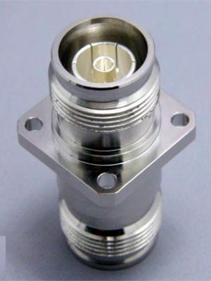 Chine 4.3-10 adapter 4.3-10 female to 4.3-10 female with panel mount high quality all brass 50ohm à vendre