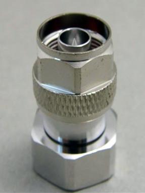 China 4.3-10 adapter N adapter 4.3-10 male to N male low price high quality all brass 50ohm en venta