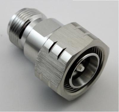 China 4.3-10 adapter N adapter 4.3-10 male to N female low price high quality all brass 50ohm en venta