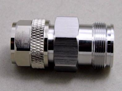 China 4.3-10 adapter N adapter 4.3-10 female to N male low price high quality all brass 50ohm en venta