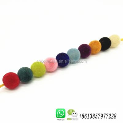 China Velvet Acrylic Beads For Jewelry Making Necklace Handmade Acrylic Round Loose Beads Chunky Bubble Gum Acrylic Beads for sale