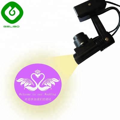 China Advertising new custom logo rotating gobo led projector light for advertising for sale