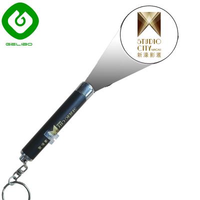 China Promotion Gift Mini LED Flashlight Key Chain With Custom Logo Projection For Promotion for sale