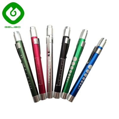 China Convenient Portable LED Medical Pen Light with Pupil Measurement for Doctor or Nurse Use for sale