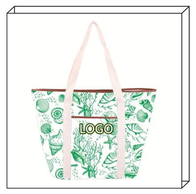 China Direct sales of large beach canvas bag shoulder bag large capacity shopping bags beach bag manufacturers can design logo for sale