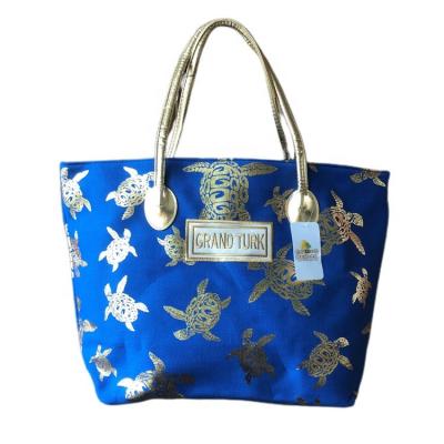 China 2021 Hot Sale Luxury High Quality Beach Bag Fashion Tortoise Design Handbag PU Beach Handbag for sale