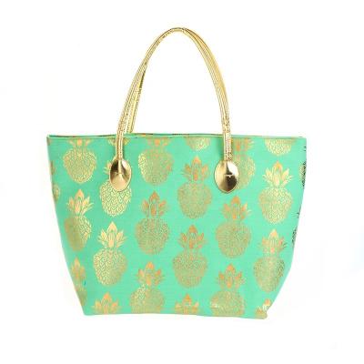 China 2021 Luxury Designer Brand Pineapple Ladies High End PU Handbag Wholesale Women's Handbag Fashion Large Capacity Shopping Bags for sale