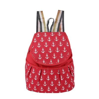 China Large capacity shopping bags manufacturer customized ODM backpack, polyester/cotton fabric fashion backpack can be customized LOGO for sale