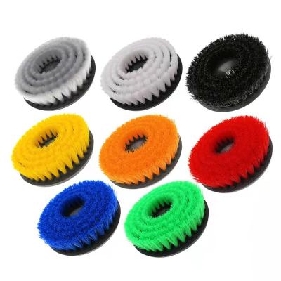 China Nylon Material Wheel Drill Car Roller DIY Tool 4pcs Brush Power Scrubber Cleaning Set for sale