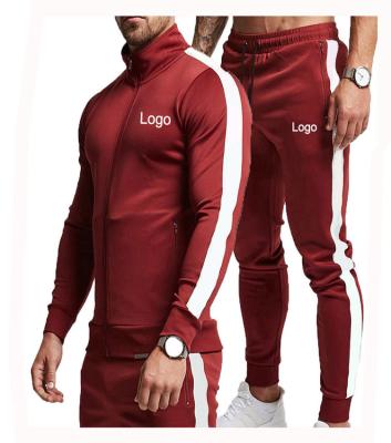 China Custom Logo Men Gym Breathable Training Fitness Jogging Wear 2 Piece Pants Set Sport Workout Mens Tracksuit for sale