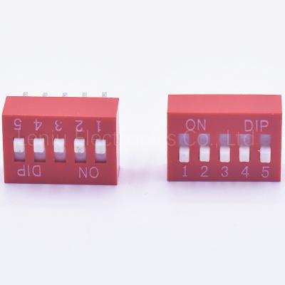 China Wholesale Circuit Board PCB Mount 2 4 6 8 10 12 14 16 18 20 Pin Switch DIP Switch 1 2 3 4 5 6 7 8 9 10 Position DIP Switch for sale