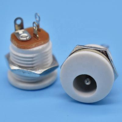 China White power dc-022 power socket 022 socket 5.5*2.1 2.5 mm Dc022 dc socket 5521 55 white jack 5525 25 21 for sale