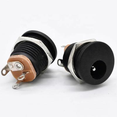 China DC Power Jack DC 5521 5525 55 21 25 5.5X2.1/2.5 mm 3 pin plug male to female power/plug/waterproof jack dc022 connector for sale