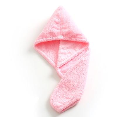 China Viable Hot Sale Super Thick Absorbent Shower Microfiber Hair Turban Quick Drying Towel for sale