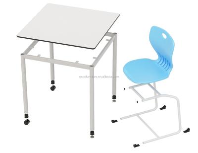 China Modern Commercial Furniture HPL Study Collaboration Desk for sale