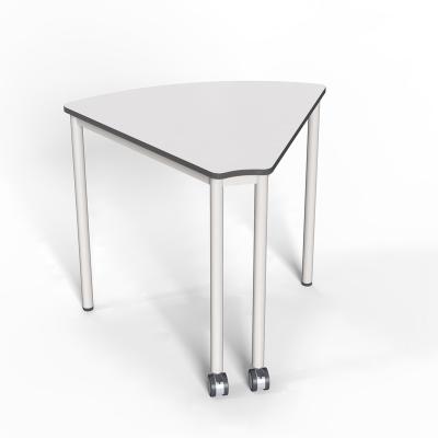 China European Standard High School Teacher And Modern School Student Table MDF Table Top With Metal Frame for sale