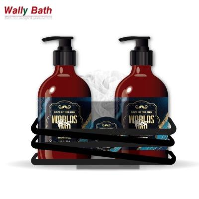 China Wholesale High Quality Body Cleansing Father's Day Spa Body Care Products Bath Body Care Gift Basket Set Men's Grooming Kit for sale