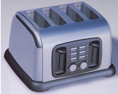 China 1300W 50Hz Stainess Steel 4 Slice Toaster Oven , Electric Toasters BH-026 for sale